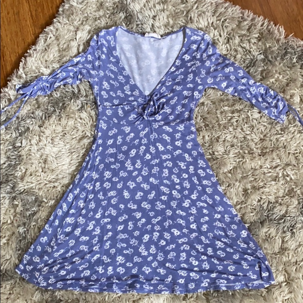 blue flower dress from tillys